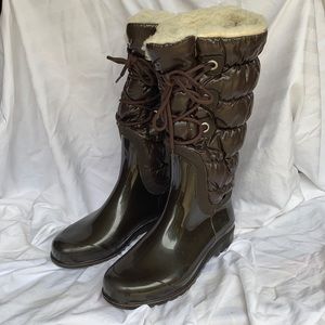 Pajar Dark Brown Winter & Rain Boots